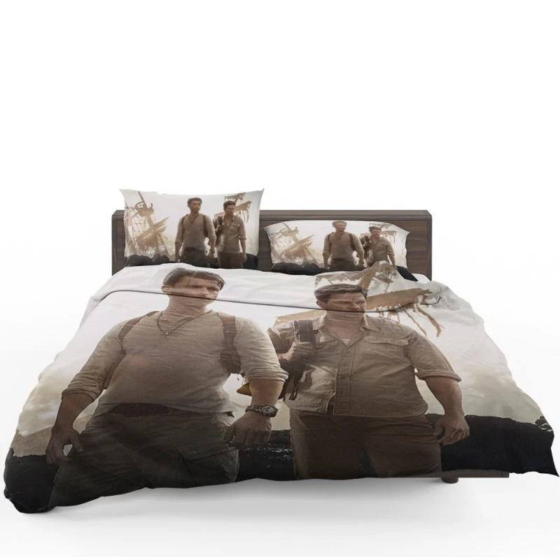 Uncharted Movie Tom Holland Nathan Drake Bedding Set - Custom Bedding Set