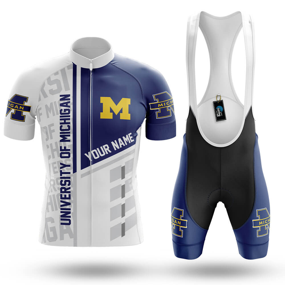 University of Michigan Custom Name - Men's Cycling Kit