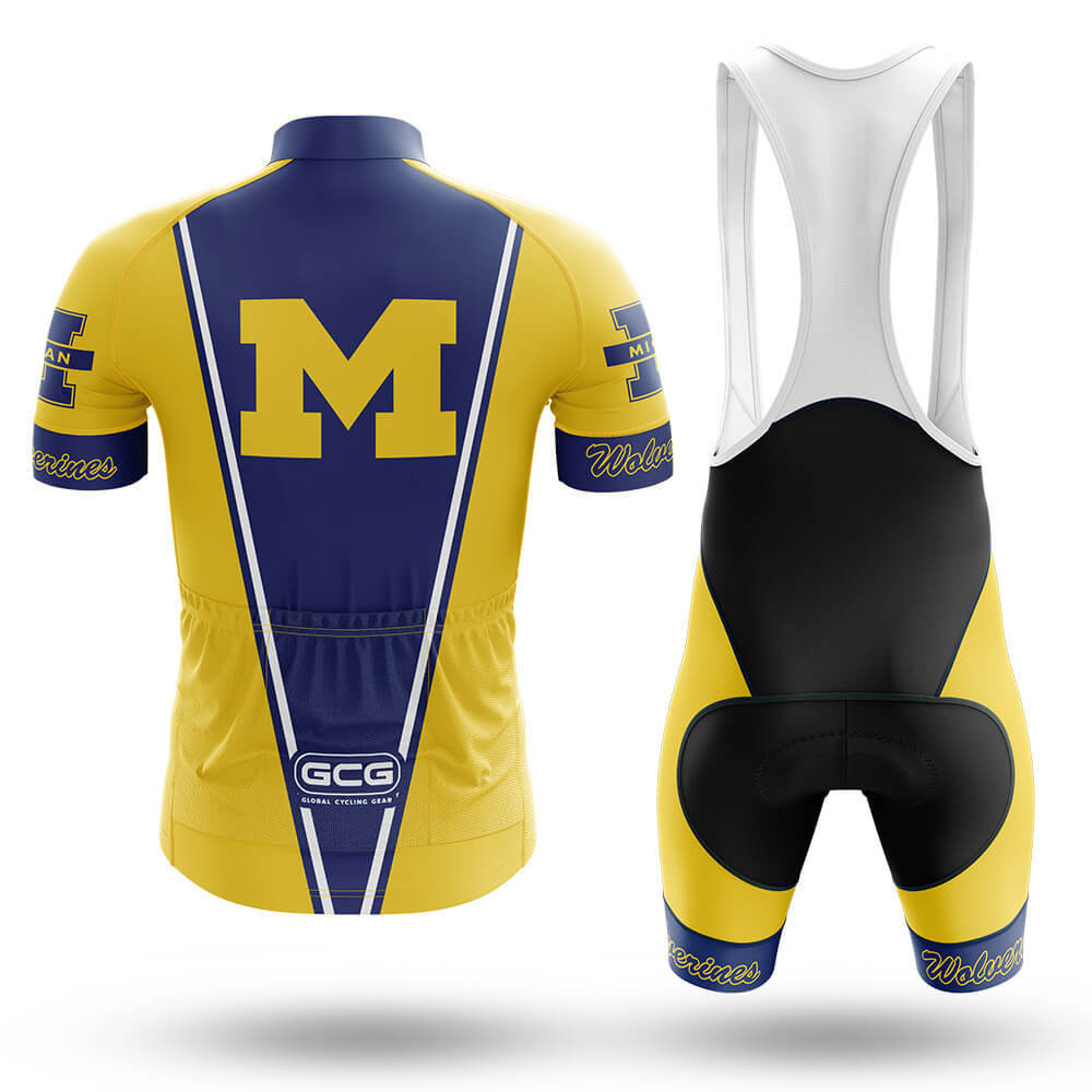 Alternative view of University of Michigan V6 - Men's Cycling Kit