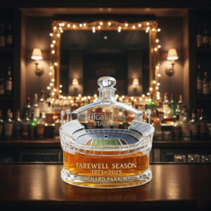 Alternative view of Highmark Stadium Farewell Season 2025 Whiskey Decanter Limited Edition Collectible Gift