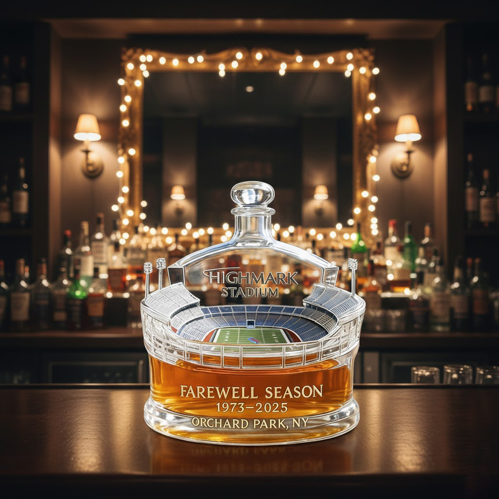 Highmark Stadium Farewell Season 2025 Whiskey Decanter Limited Edition Collectible Gift - Image 2