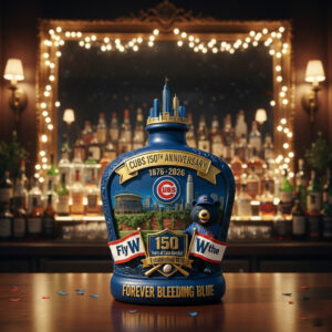 Alternative view of Chicago Cubs 150Th Anniversary Decanter Whiskey Bottle 2026