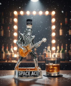 Alternative view of A Legend Has Left the Atmosphere Whiskey Bottles