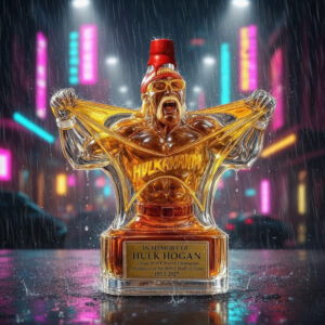 Alternative view of Hulkamania Forever: An Ode to a Legend Whiskey Bottles