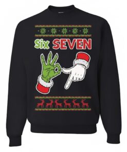 Ugly Christmas Sweater | 6 7 Six Seven | Funny Xmas Sweater