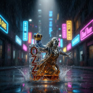 Alternative view of Rock and Roll Legacy Custom Whiskey Bottles