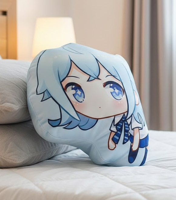 The Big Bite Round Cushion: Scary Cute Decor - Image 2