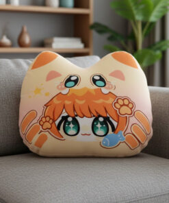 Alternative view of The Big Bite Round Cushion: Scary Cute Decor