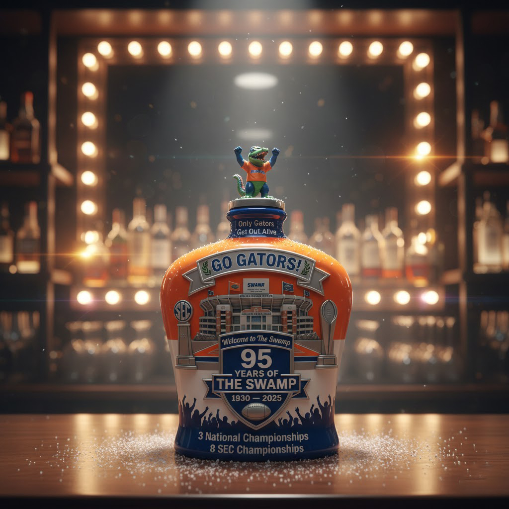 Florida Gators 95Th Anniversary Whiskey Bottle 2025 - Image 2