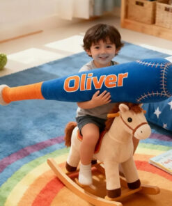 Alternative view of Custom Name Baseball Bat Pillow