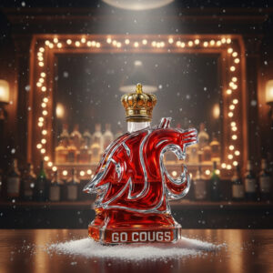 Alternative view of Washington State Cougars Go Cougs Decanter Whiskey Bottle