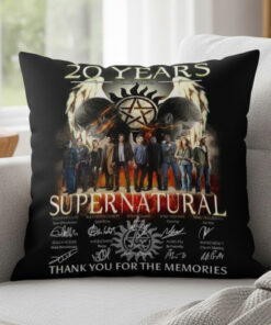 Trending Supernatural Anniversary 2005- 2025 Pillow