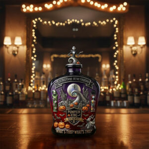 Alternative view of The Nightmare Before Christmas Pumpkin King Reserve Jack Skellington 2025 Whiskey Bottle