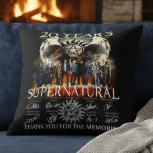 Alternative view of Trending Supernatural Anniversary 2005- 2025 Pillow