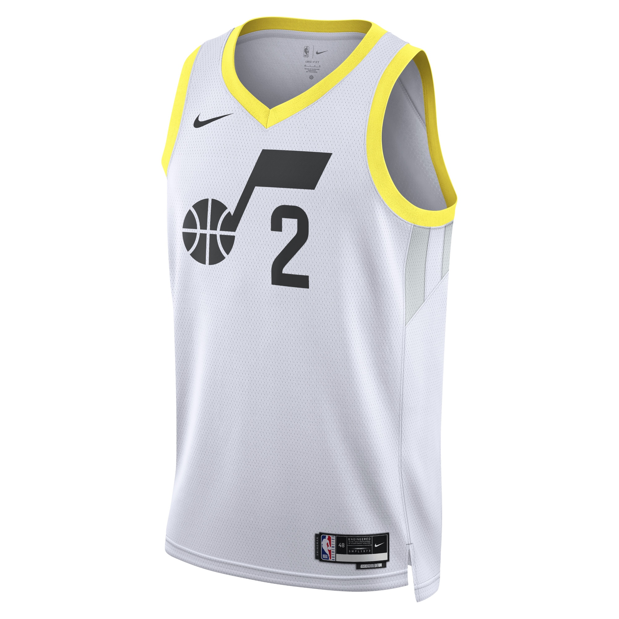 Utah Jazz Association Edition Swingman Hockey Jersey - White - Colin Sexton - Unisex - JS602 