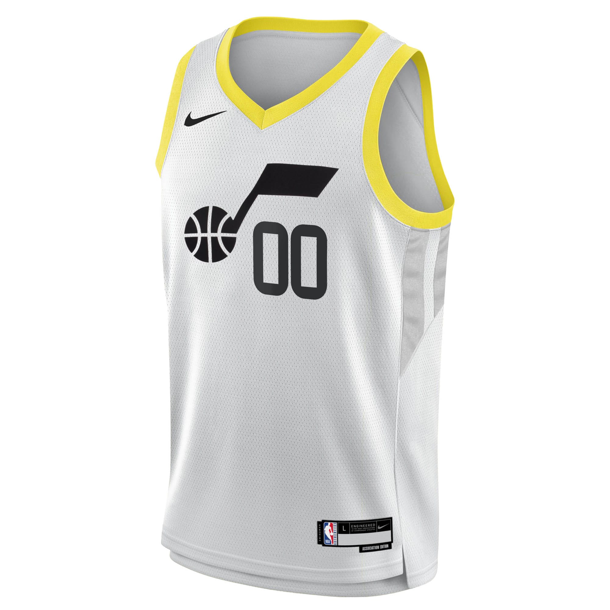 Alternative view of Utah Jazz Association Swingman Basketball Jersey - Custom - Youth - JS112 