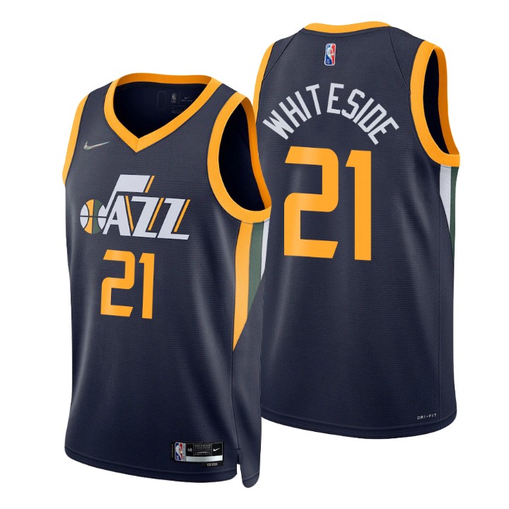 Utah Jazz Hassan Whiteside 75th Anniversary Diamond Basketball Jersey Icon