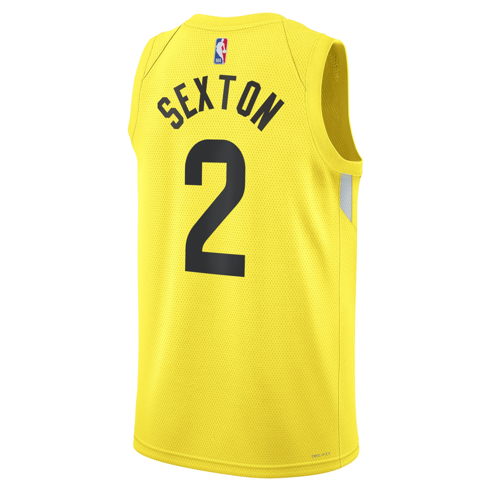 Alternative view of Utah Jazz Icon Edition Swingman Hockey Jersey - Gold - Colin Sexton - Unisex - JS205 