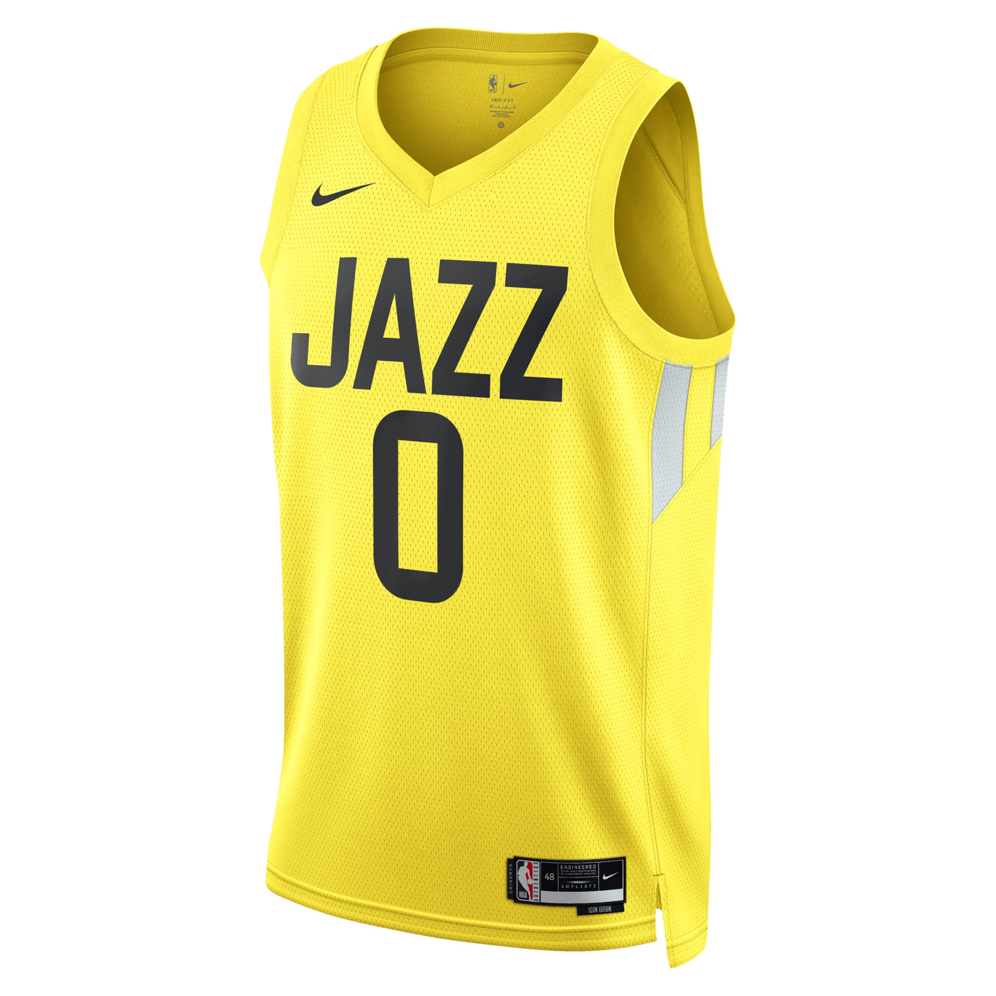Utah Jazz Icon Edition Swingman Basketball Jersey - Gold - Jordan Clarkson - Youth - JS216 