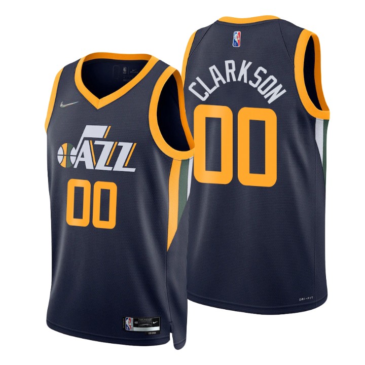Utah Jazz Jordan Clarkson 75th Anniversary Diamond Basketball Jersey Icon