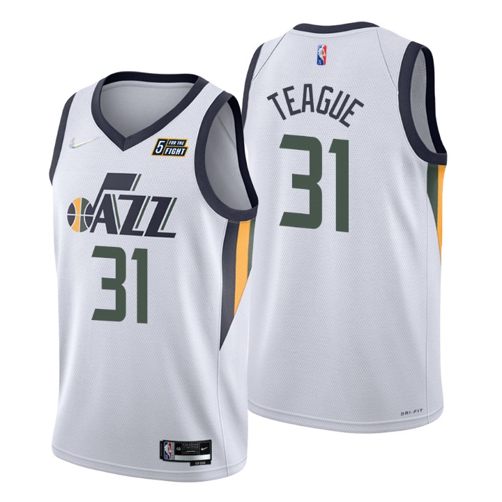 Utah Jazz Macio Teague 75th Anniversary Diamond Basketball Jersey Association