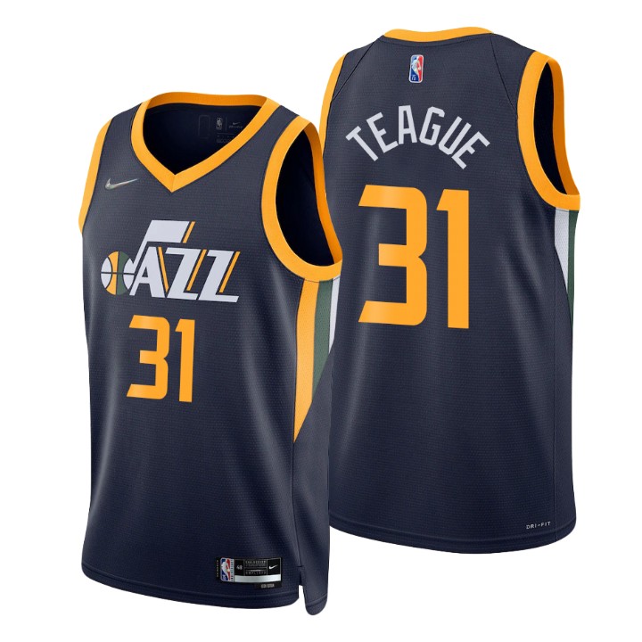 Utah Jazz Macio Teague 75th Anniversary Diamond Basketball Jersey Icon