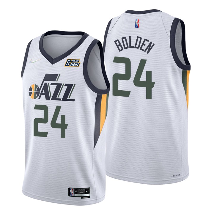 Utah Jazz Malik Fitts 75th Anniversary Diamond Basketball Jersey Association