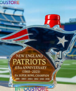 New England Patriots Whiskey Bottle