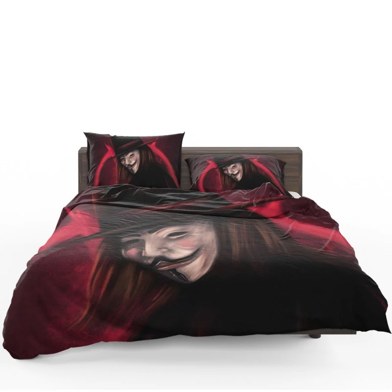 V For Vendetta Movie Bedding Set - Custom Bedding Set