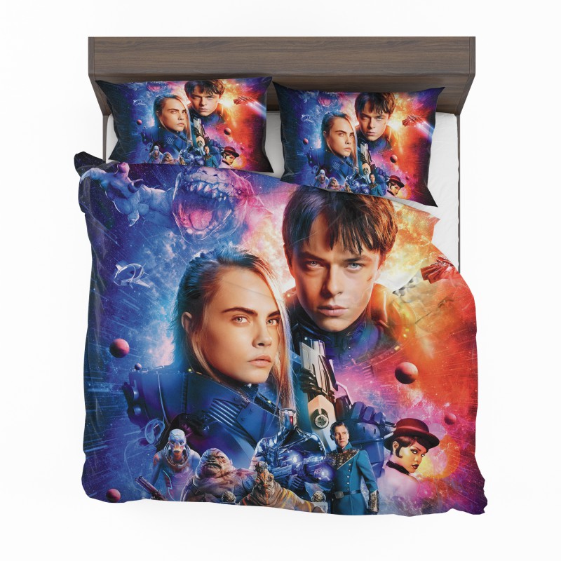 Alternative view of Valerian And The City Of A Thousand Planets Bedding Set - Custom Bedding Set