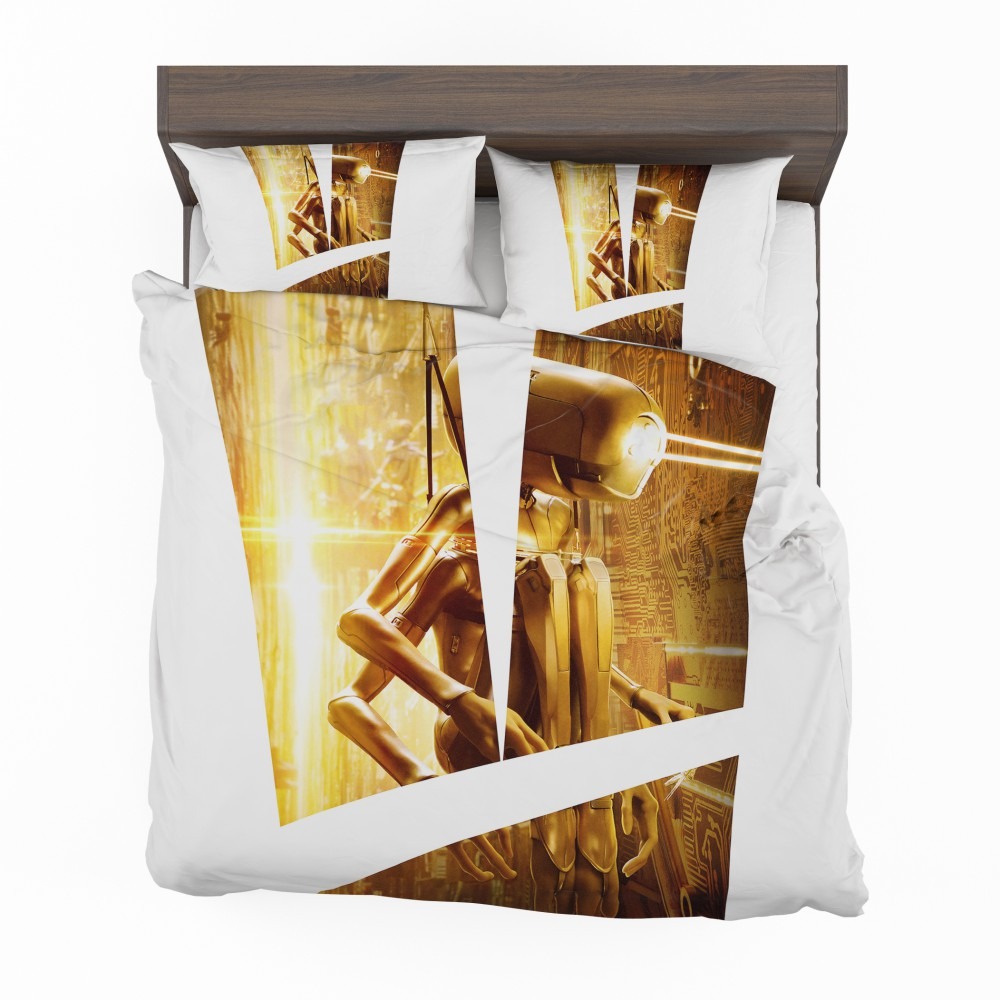Alternative view of Valerian And The City Of A Thousand Planets Movie Robot Bedding Set - Custom Bedding Set