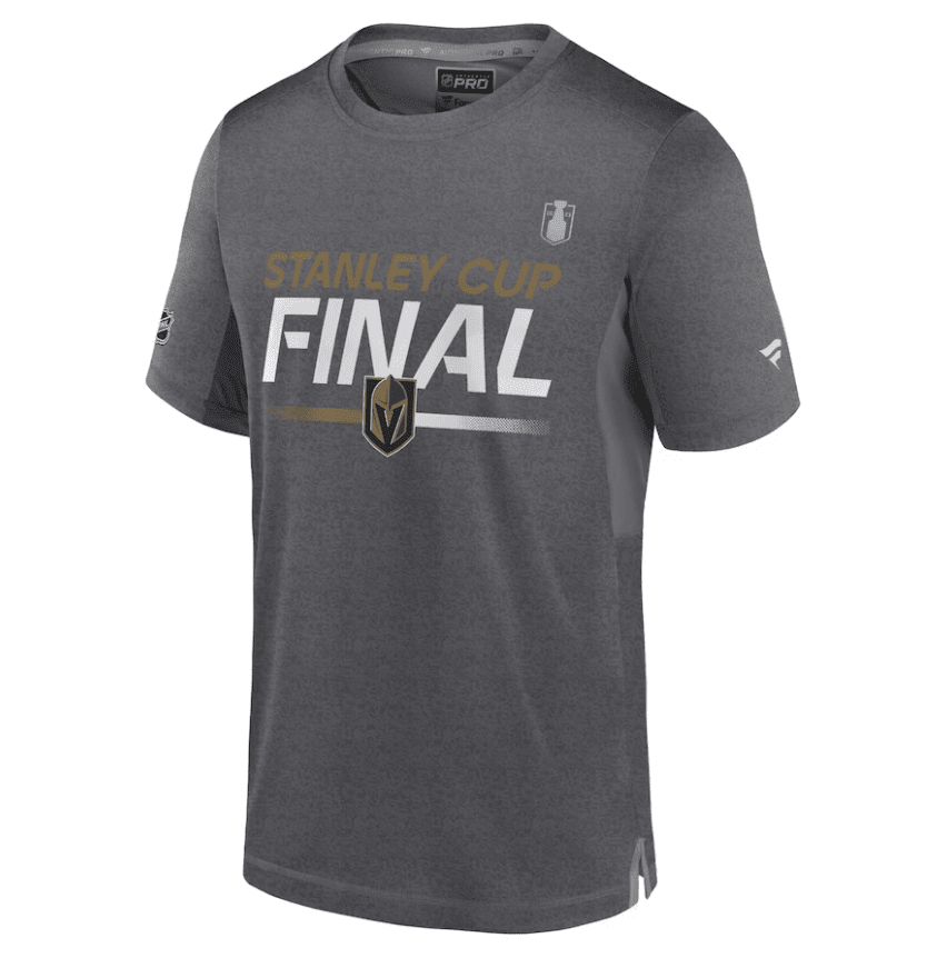 Alternative view of Vegas Golden Knights 2023 Stanley Cup Final Men T-Shirt - Gray - JS378 