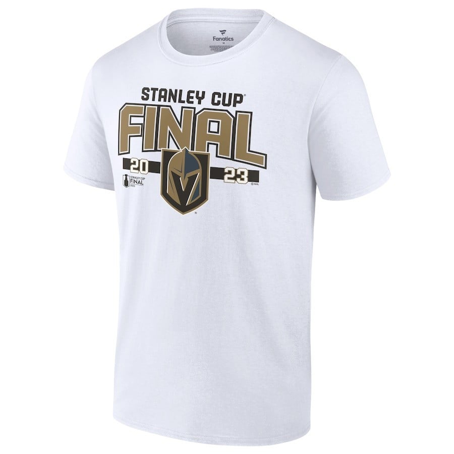 Alternative view of Vegas Golden Knights 2023 Stanley Cup Final Roster T-Shirt - White - JS398 