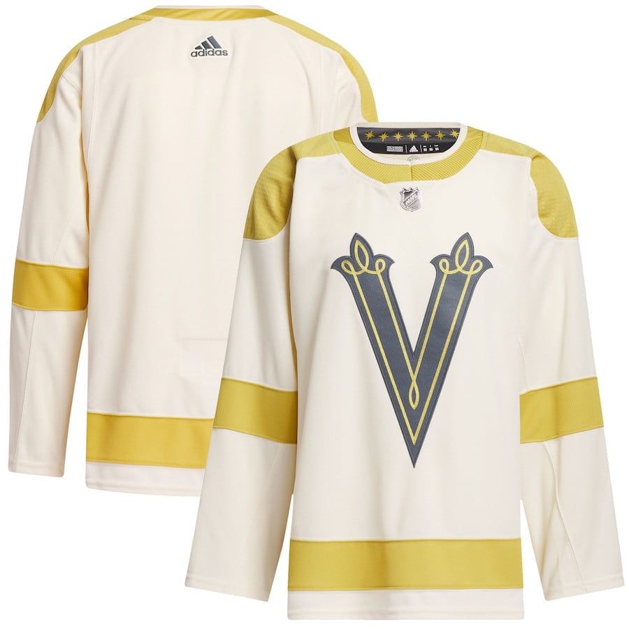 Vegas Golden Knights 2024 NHL Winter Classic Primegreen Men Hockey Jersey - Cream - JS579 