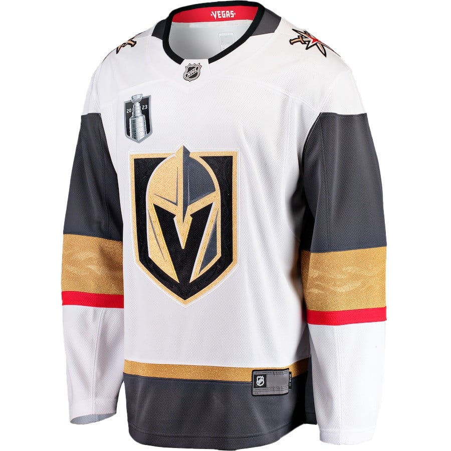 Alternative view of Vegas Golden Knights Players List 2023 Stanley Cup Men Hockey Jersey - White - JS310 