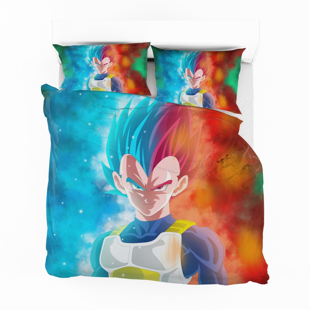 Alternative view of Vegeta Anime Boy Bedding Set - Custom Bedding Set