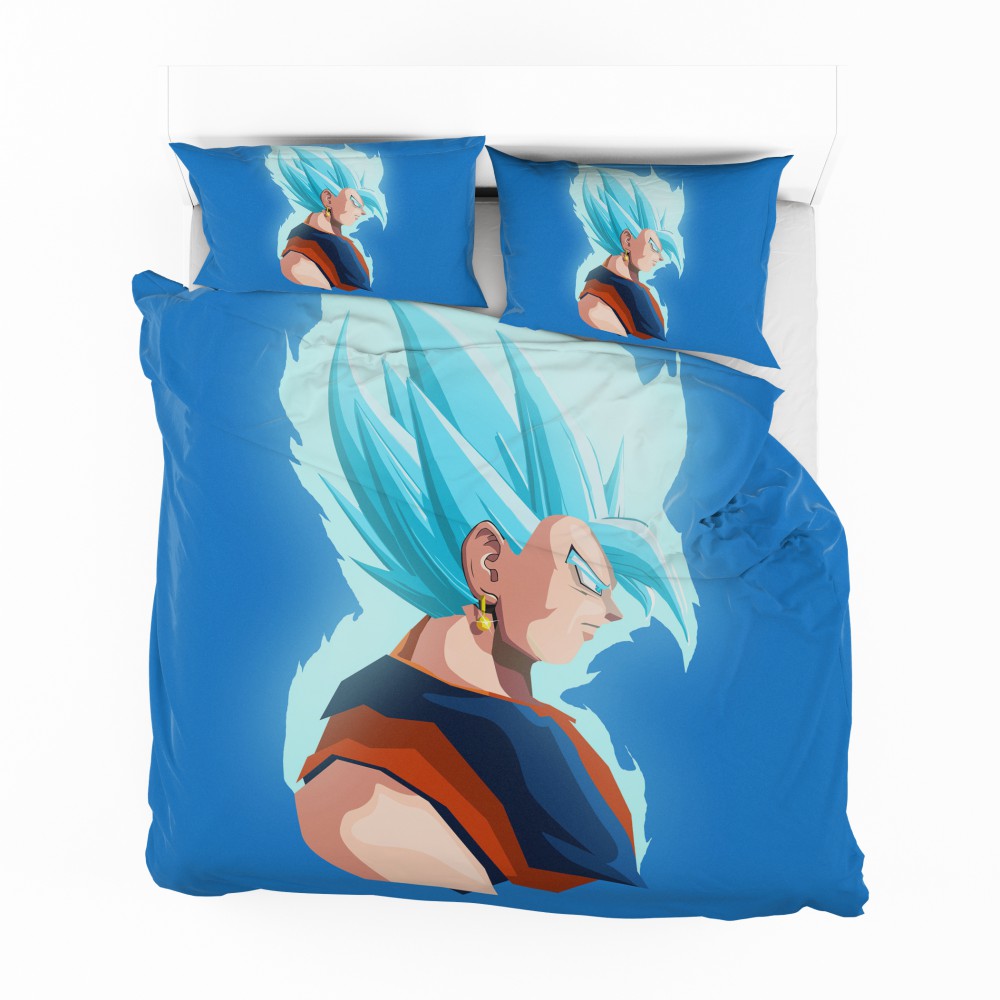 Alternative view of Vegeta Dragon Ball Minimal Design Bedding Set - Custom Bedding Set