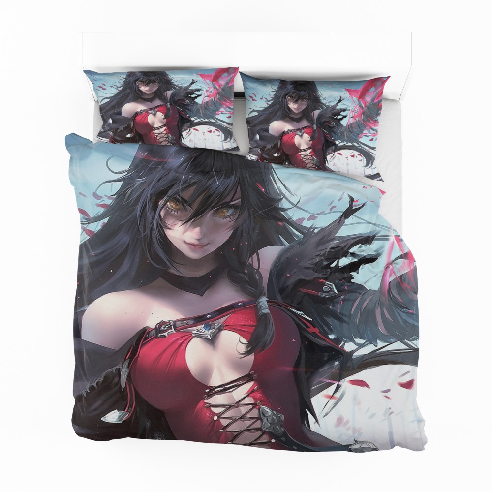 Alternative view of Velvet Crowe Hot Anime Girl Bedding Set - Custom Bedding Set