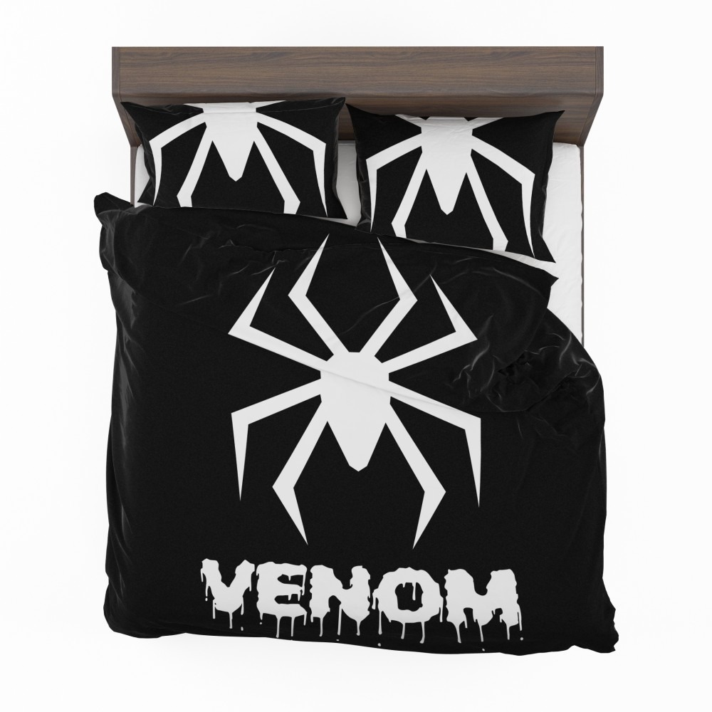 Alternative view of Venom Movie Black Shapes Symbol Venom Bedding Set - Custom Bedding Set