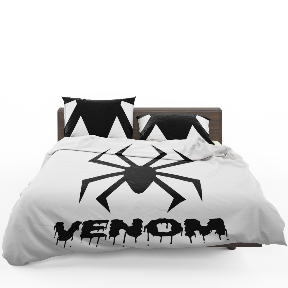 Venom Movie Black Symbol Bedding Set - Custom Bedding Set