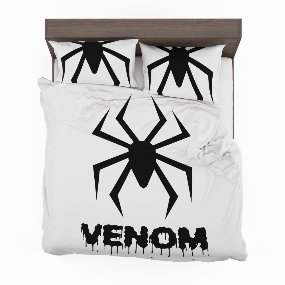 Alternative view of Venom Movie Black Symbol Bedding Set - Custom Bedding Set