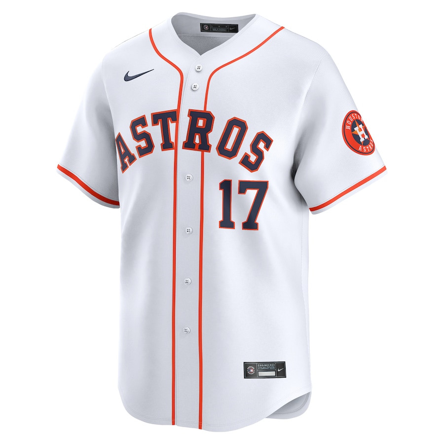 Alternative view of Victor Caratini 17 Houston Astros Home Limited Men Baseball Jersey - White 