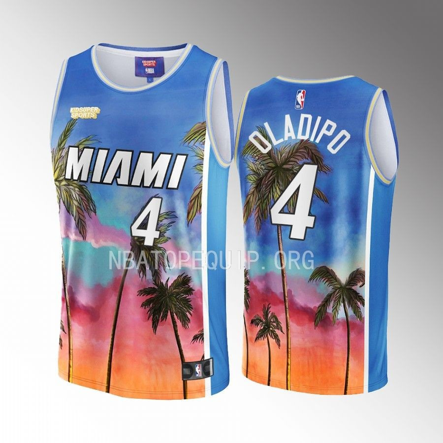 Victor Oladipo 4 Miami Heat NBA & KidSuper Studios Unisex Hometown Basketball Jersey - JS482 