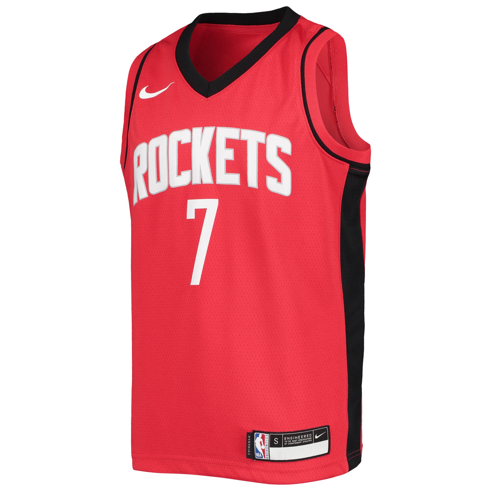 Alternative view of Victor Oladipo Houston Rockets Youth Swingman Basketball Jersey - Icon Edition - Red