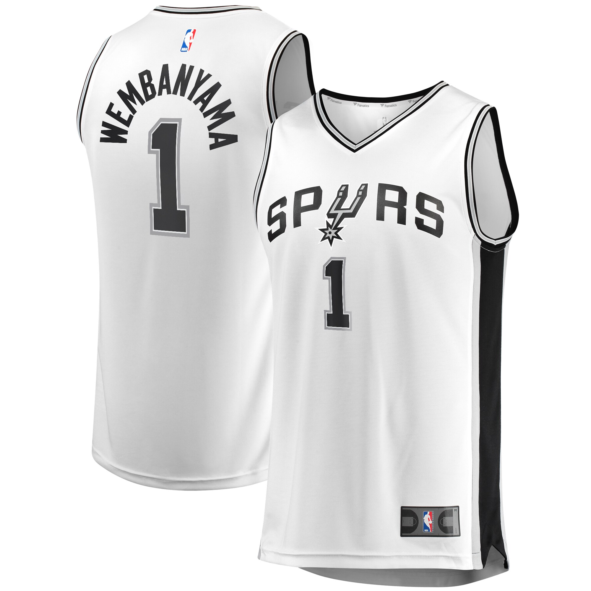 Victor Wembanyama San Antonio Spurs Fanatics Fast Break Player Basketball Jersey - Association Edition - White