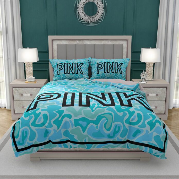 Alternative view of Victoria's Secret Pink Leoperd Pattern Print bedroom décor Bedding Set - Custom Bedding Set