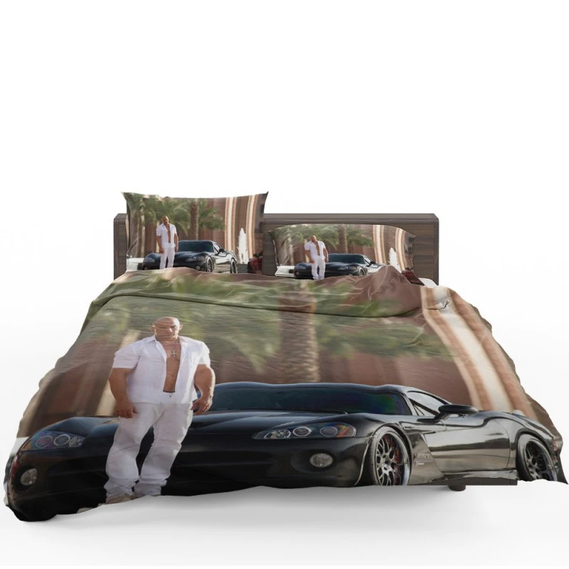 Vin Diesel In Furious 7 Movie Bedding Set - Custom Bedding Set