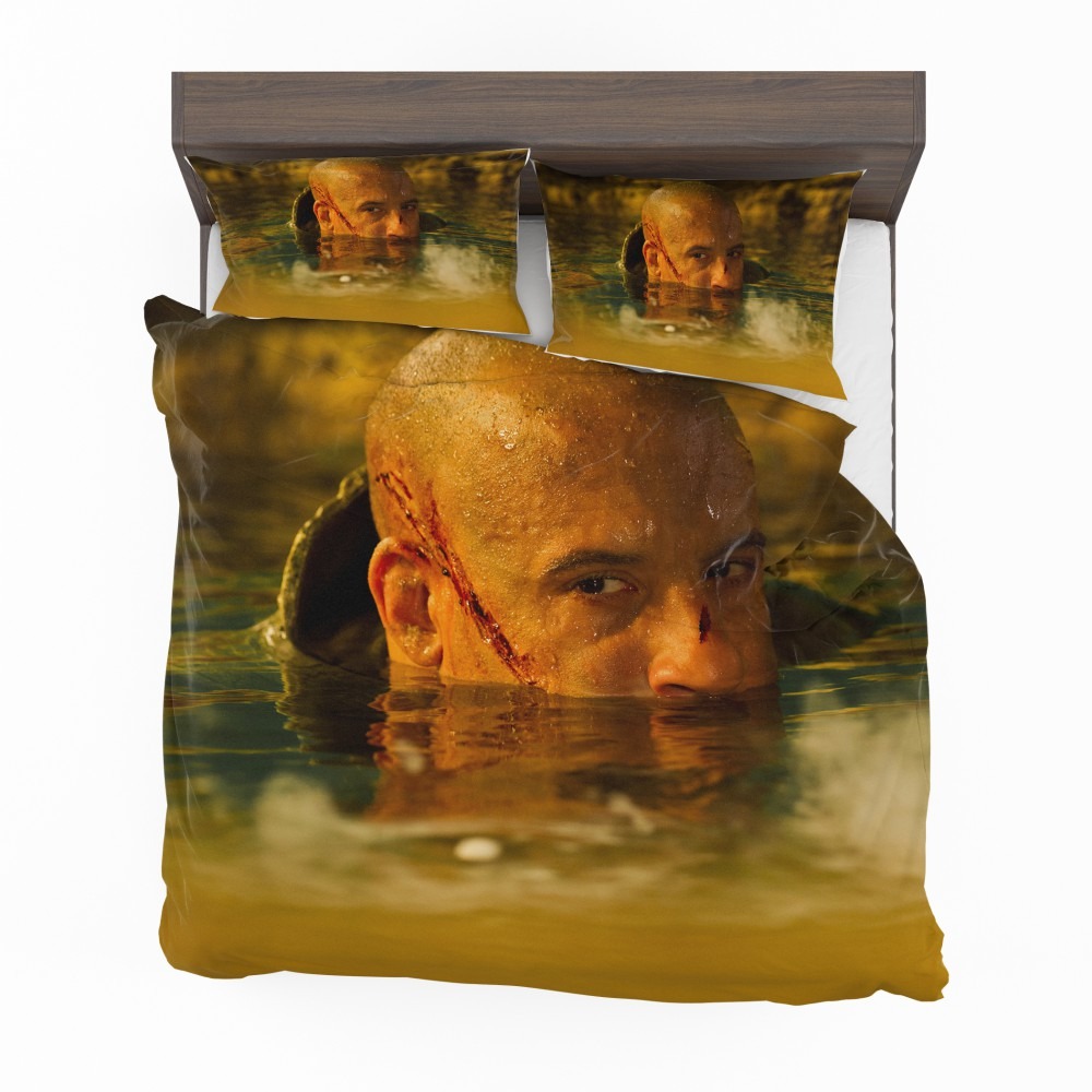 Alternative view of Vin Diesel In Riddick Movie Bedding Set - Custom Bedding Set