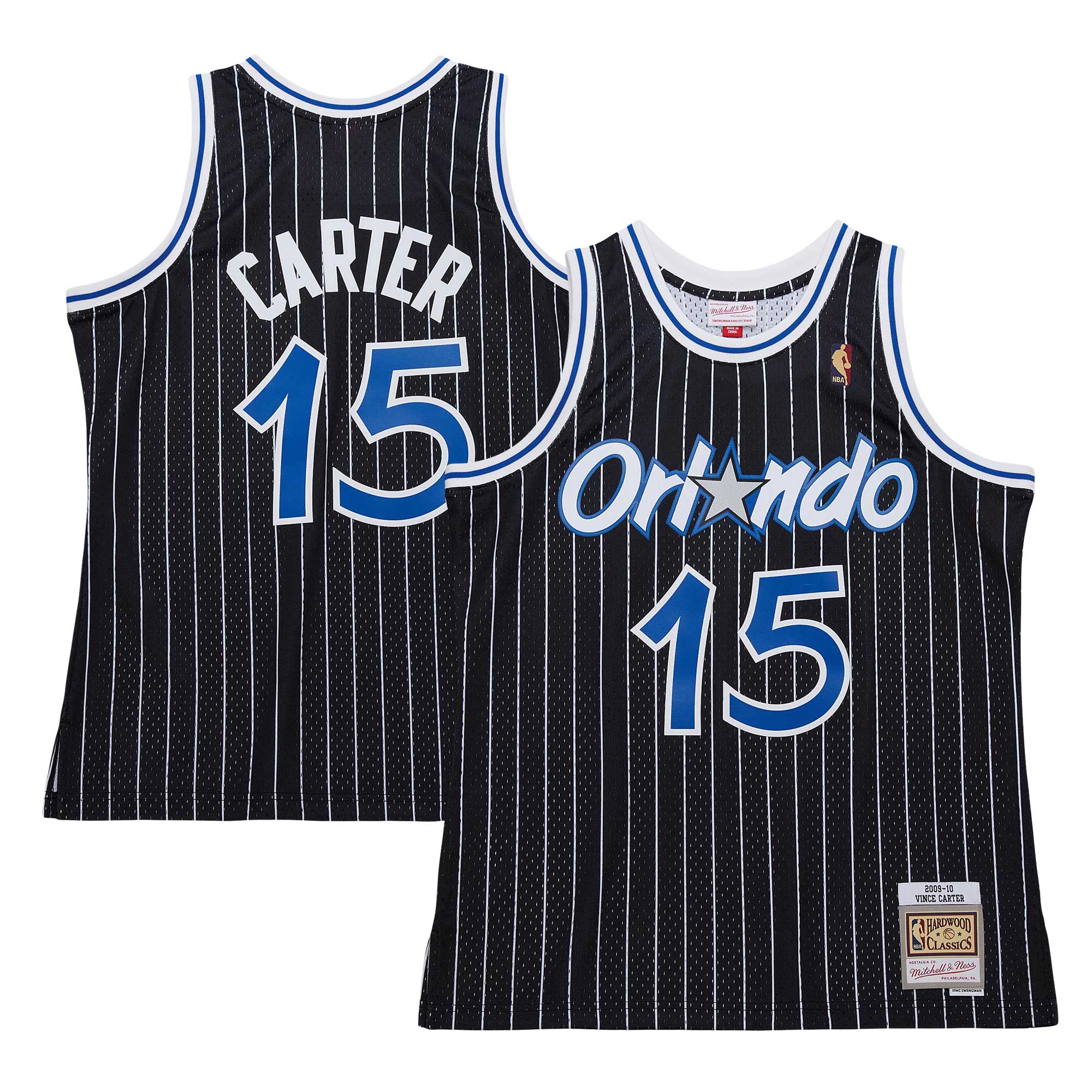 Vince Carter Orlando Magic Mitchell & Ness 2009/10 Hardwood Classics Swingman Basketball Jersey - Black