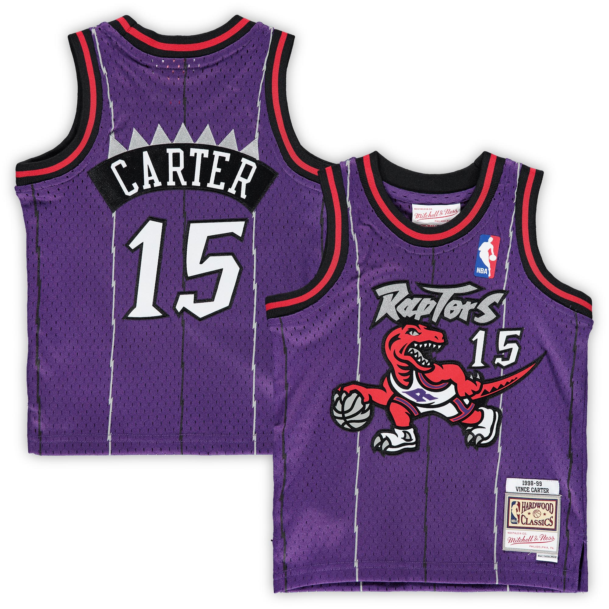 Vince Carter Toronto Raptors Mitchell & Ness Infant 1998/99 Hardwood Classics Retired Player Basketball Jersey - Purple